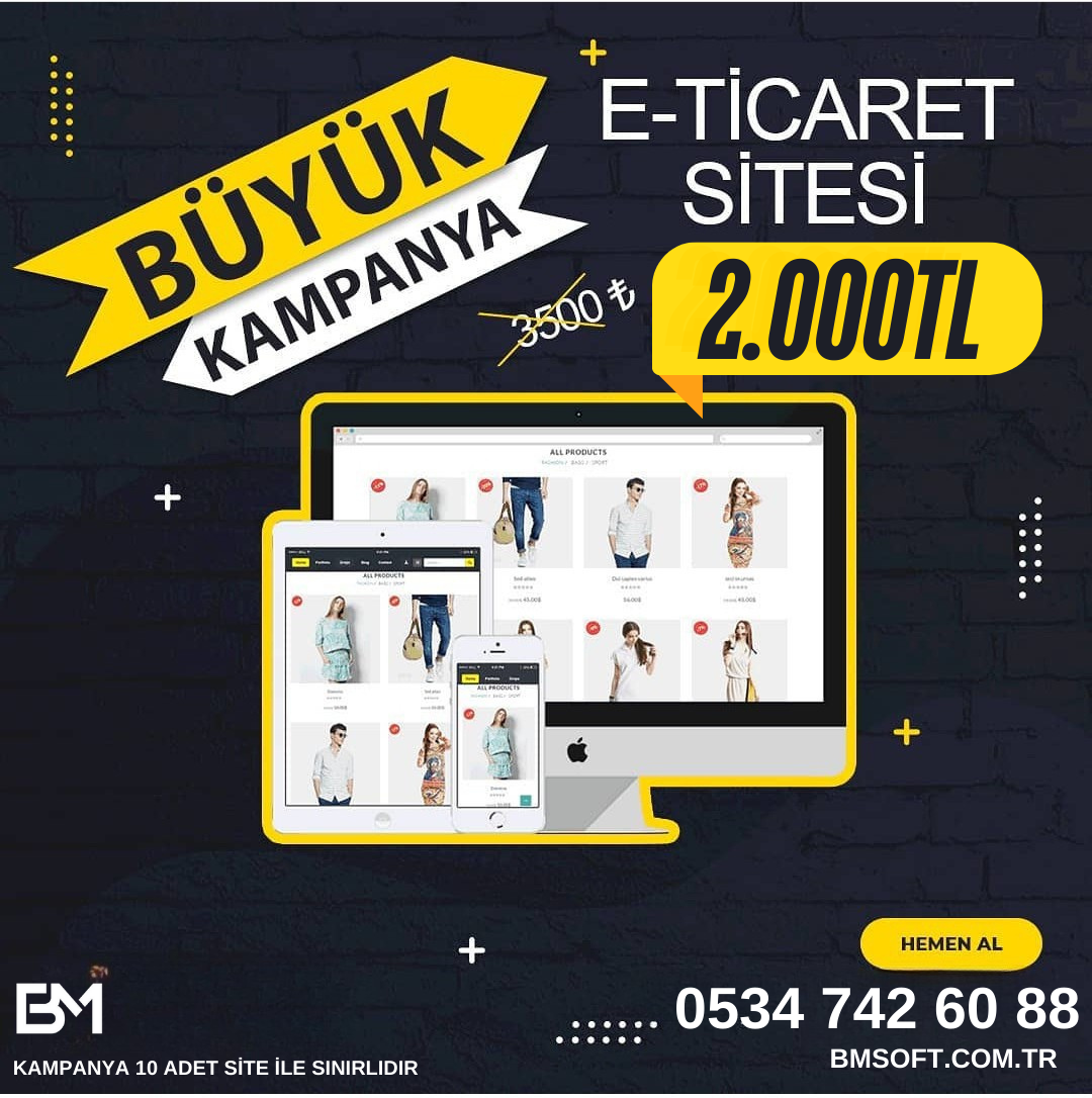 Açılış Kampanyası E-Ticaret V1